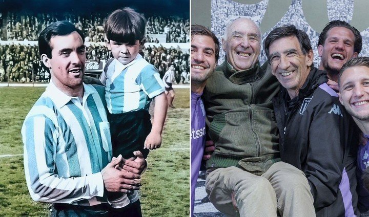 Gustavo Costas y Rulli recrearon su histórica foto juntos.