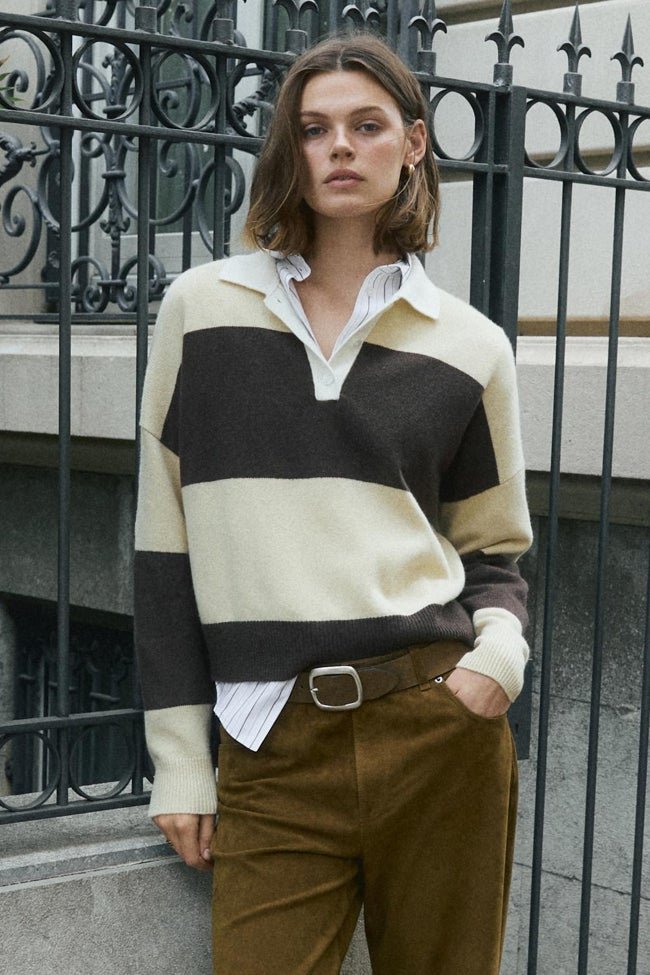 Jersey con rayas de Massimo Dutti (69,99 euros)