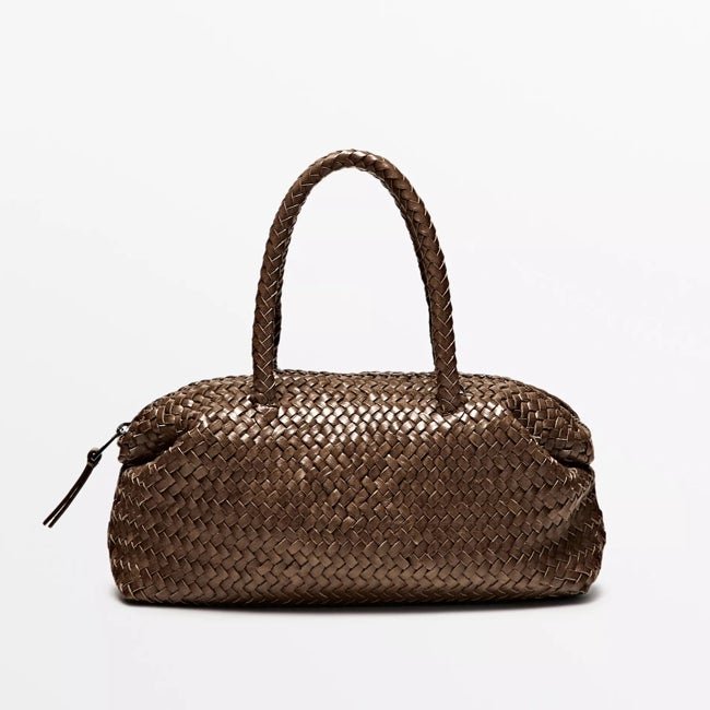 Bolso trenzado de Massimo Dutti (169 euros)