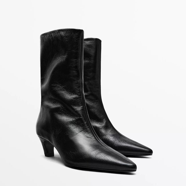 Botines negros de Massimo Dutti (149 euros)