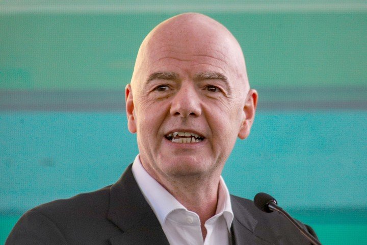 Infantino y la promesa de jugar un Mundial en Bolivia.
EFE/ Gabriel Márquez