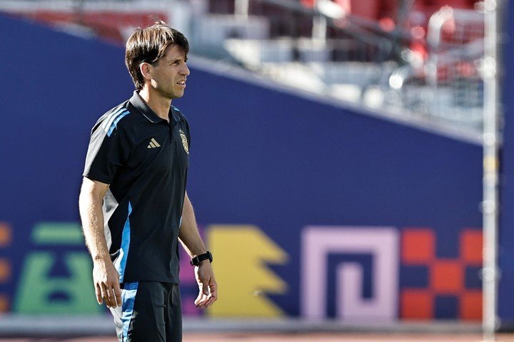 Placente va por su cuarta final con la Selección (EFE/ Osvaldo Villarroel).