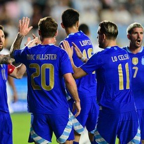 Argentina goleó a Puerto Rico en Miami: seis goles, dos asistencia de Messi y golpe de realidad