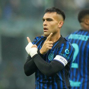 Lautaro Martínez volvió a meterla y alcanzó una marca histórica en el Inter