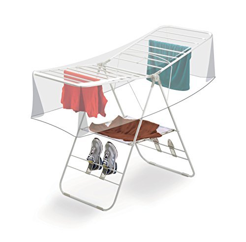 DOMO PACK LIVING Cubre Tendedero, Negro, 0,1 x 120 x 260 cm