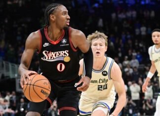 Actuación brillante en la NBA: Tyrese Maxey llevó el partido a suplementario y los 76ers ganaron gracias a sus 54 puntos