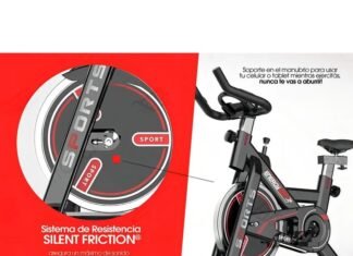 ¡Aprovechá el 22 % OFF! La bicicleta fija Spinning profesional que transforma tu entrenamiento en casa