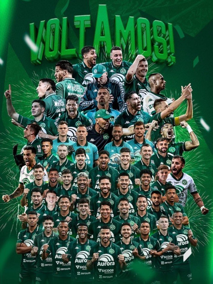 El flyer con el que Coritiba festejó su ascenso (Prensa Coritiba).