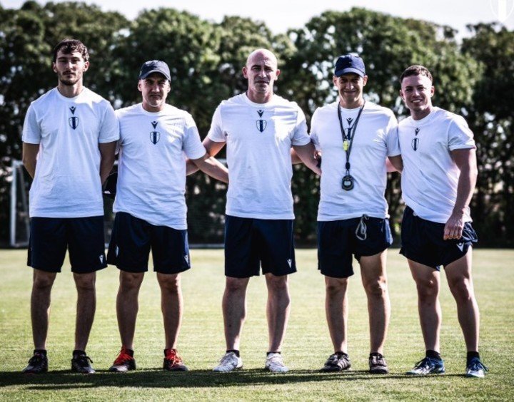 El Gallego Méndez en su nuevo club (Juventud X).