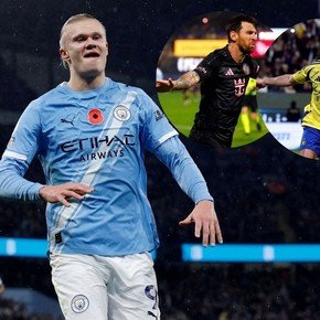 La sorprendente confesión de Erling Haaland al ser comparado con Messi y Cristiano Ronaldo