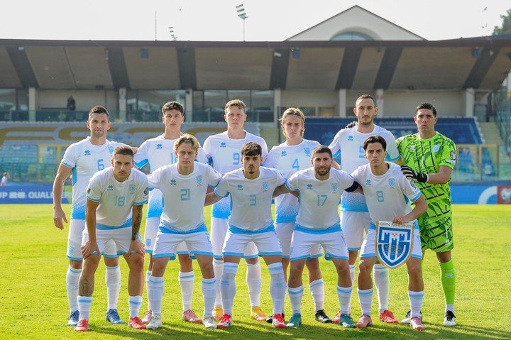 La selección de San Marino (@FSGC_official).