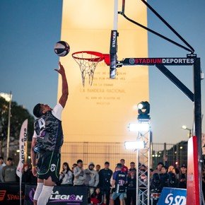La Liga de básquet 3x3 de la Legión juega
su gran final en el Abasto Shopping