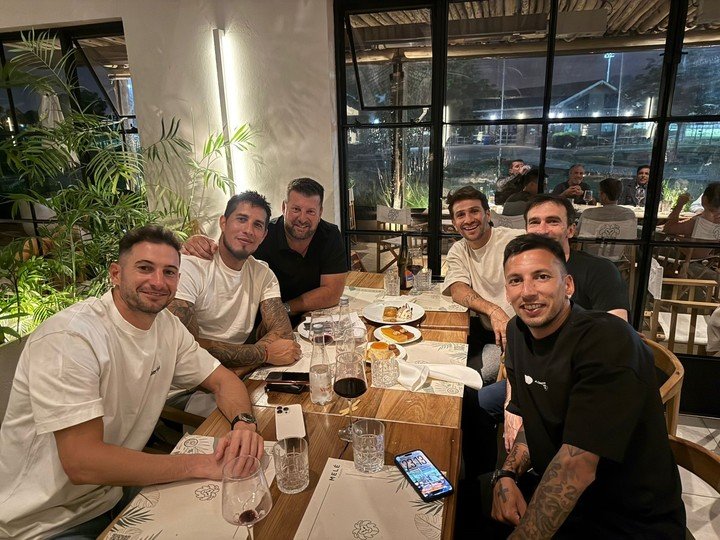 La cena de campeones de River de la Libertadores 2015.