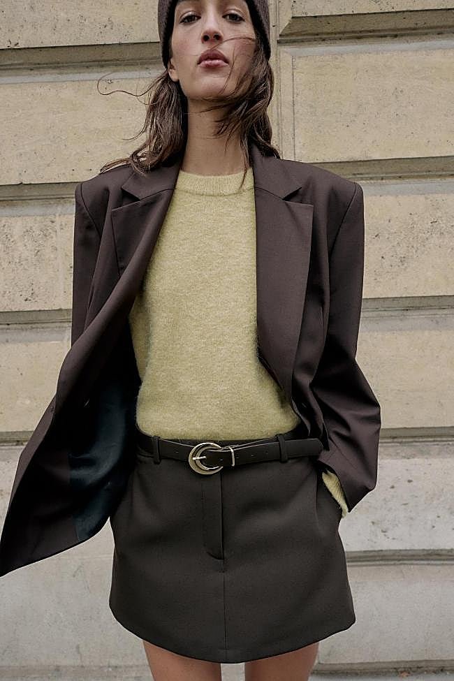 Falda pantalón de Zara (27,99 euros)