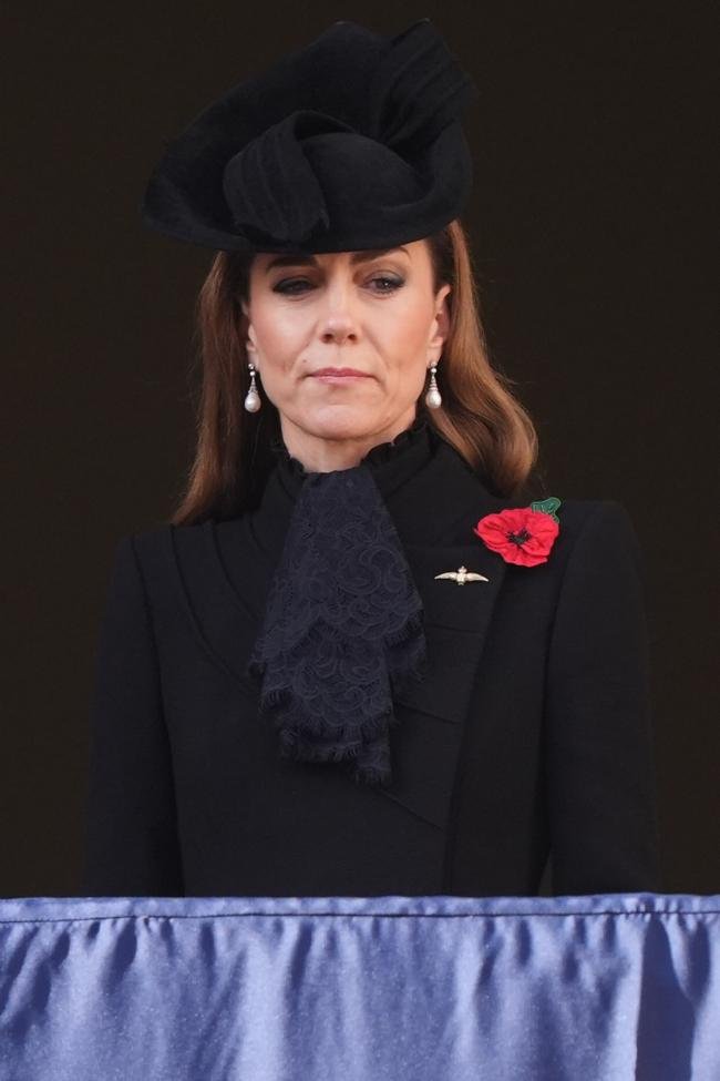Kate Middleton en la Ceremonia Nacional del Día del Recuerdo