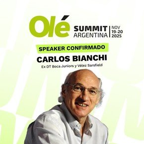 Se viene Carlos Bianchi en el Olé Summit 2025
