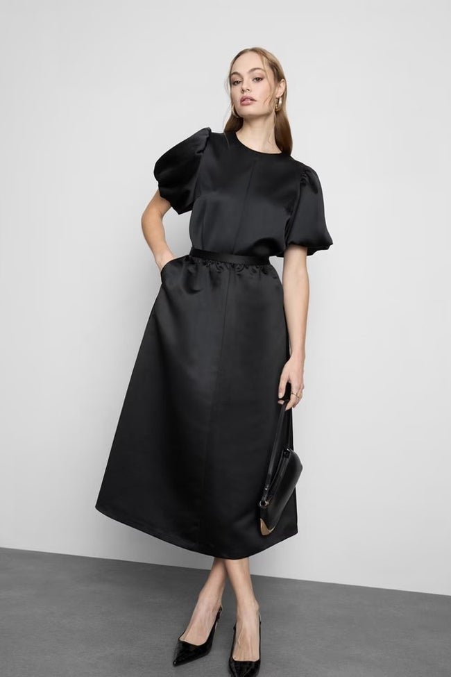 Falda negra de Primark (18 euros)