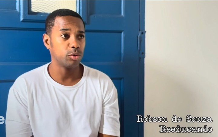 Robinho desde la cárcel.