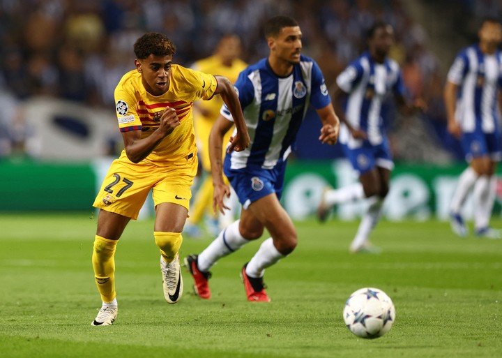 Lamine, que era segundo, ahora quedó tercero. REUTERS