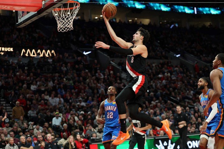 Avdija, el máximo anotador de Portland (Reuters).
