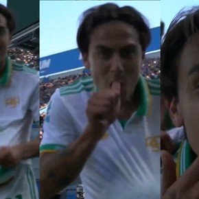 Dybala celebró su gol en La Roma con un gesto especial y una confesión