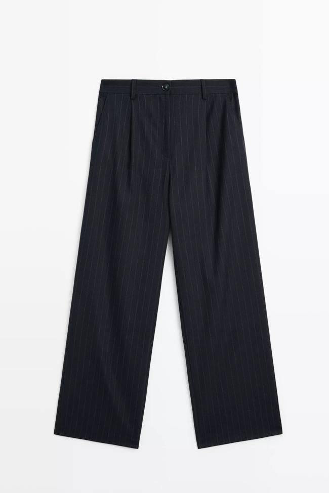 Pantalón ancho raya diplomática (59,95€)