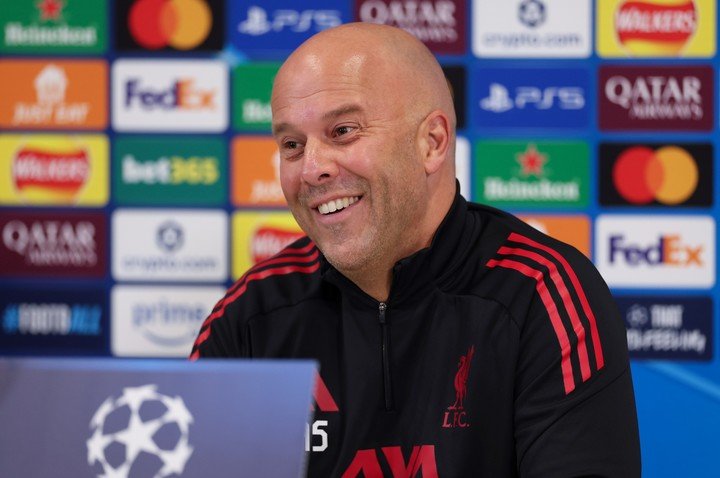 Arne Slot conferencia de prensa. (Liga de Campeones, Reino Unido) EFE/EPA/ADAM VAUGHAN