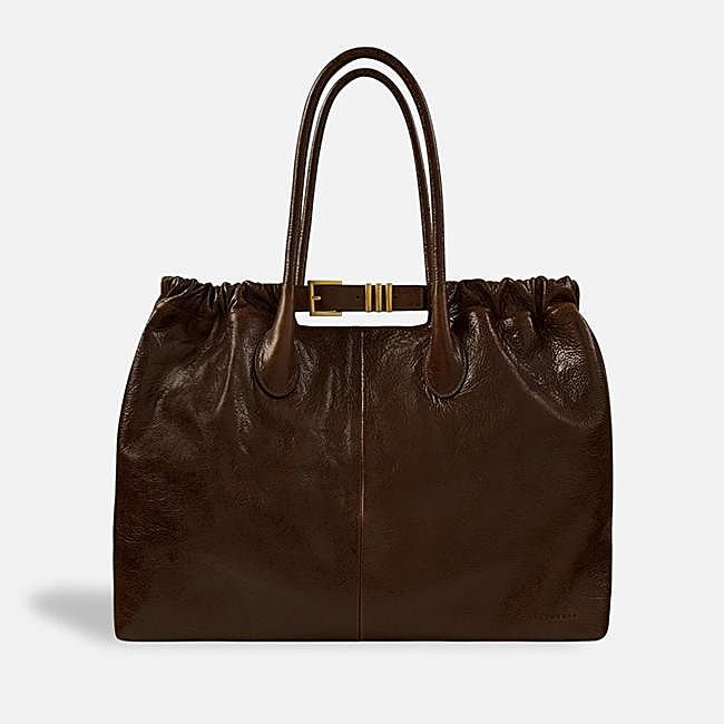 Bolso Tote Allegra en marrón de Lonbali.