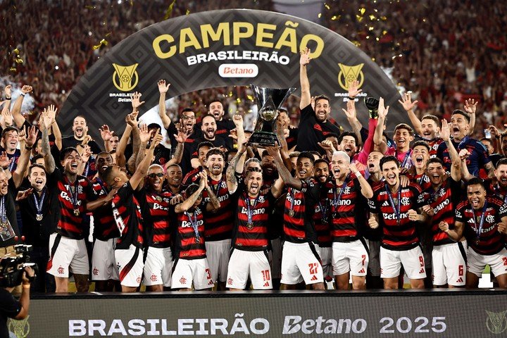 Flamengo, el campeón del Brasileirao (EFE).