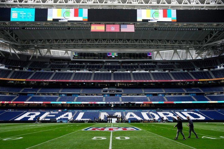 Estadio Bernabéu. (foto: AP) 