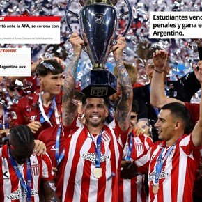 Así cubrió el mundo la consagración de Estudiantes en el Torneo Clausura