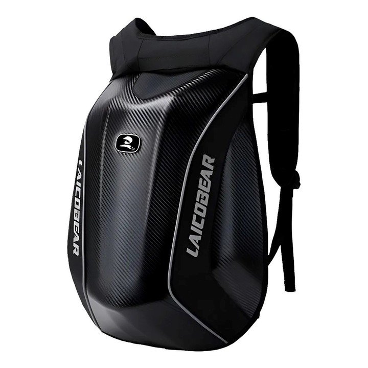 Compartimento reforzado para casco, visible en el lateral.* (Fuente: Mercado Libre)