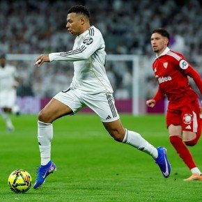 Con un Mbappé récord y sin Mastantuono, el Real Madrid le ganó al Sevilla de Matías Almeyda 