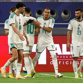 Argelia, rival de Argentina en el Mundial, goleó en la Copa Árabe y quedó puntera de su grupo