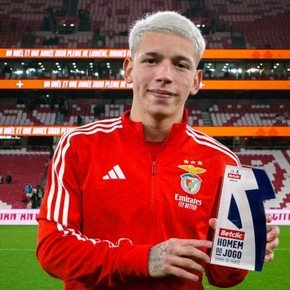 Lo quería River, la rompió en Benfica: Prestianni se hace fuerte en Portugal 