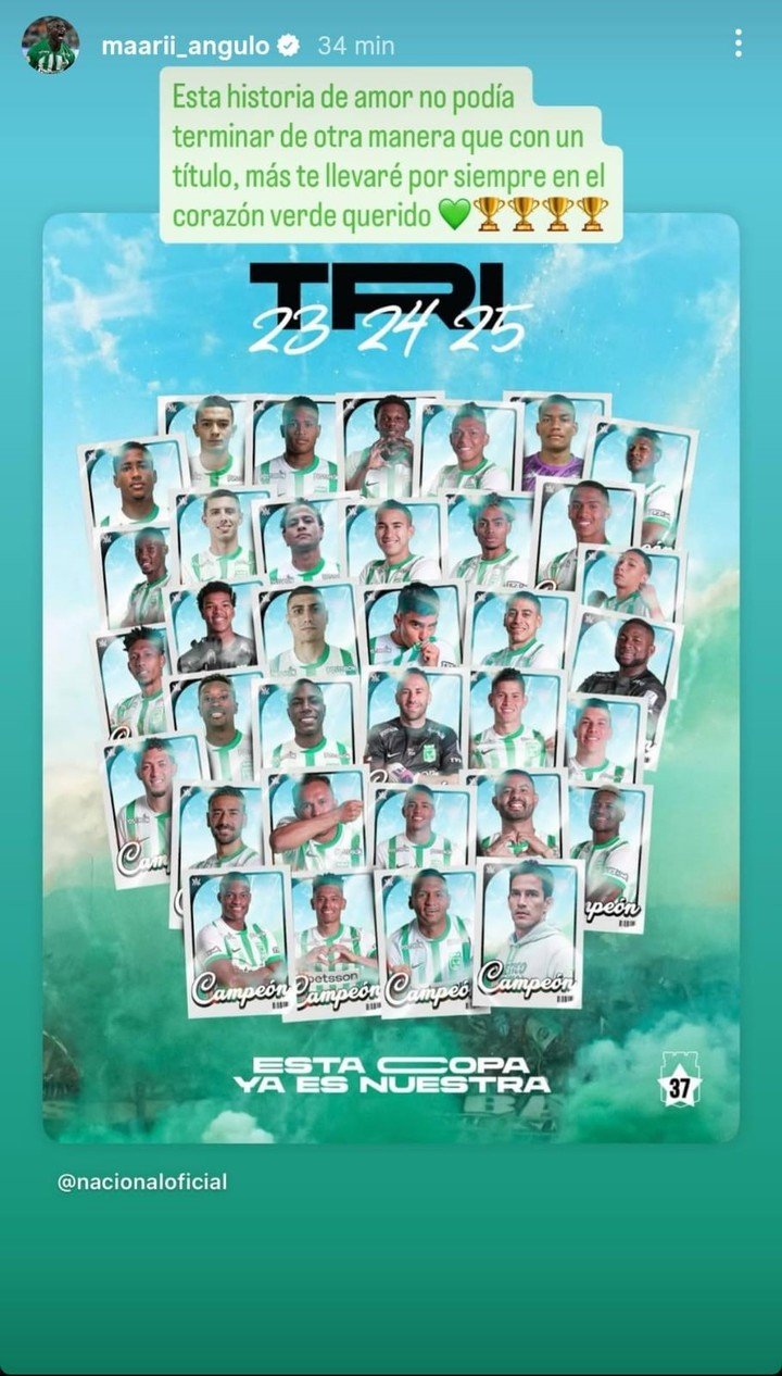 Hinestroza se despidió de Atlético Nacional. Boca ya lo espera.