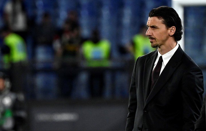 Ibrahimovic en Milan. (foto: EFE)