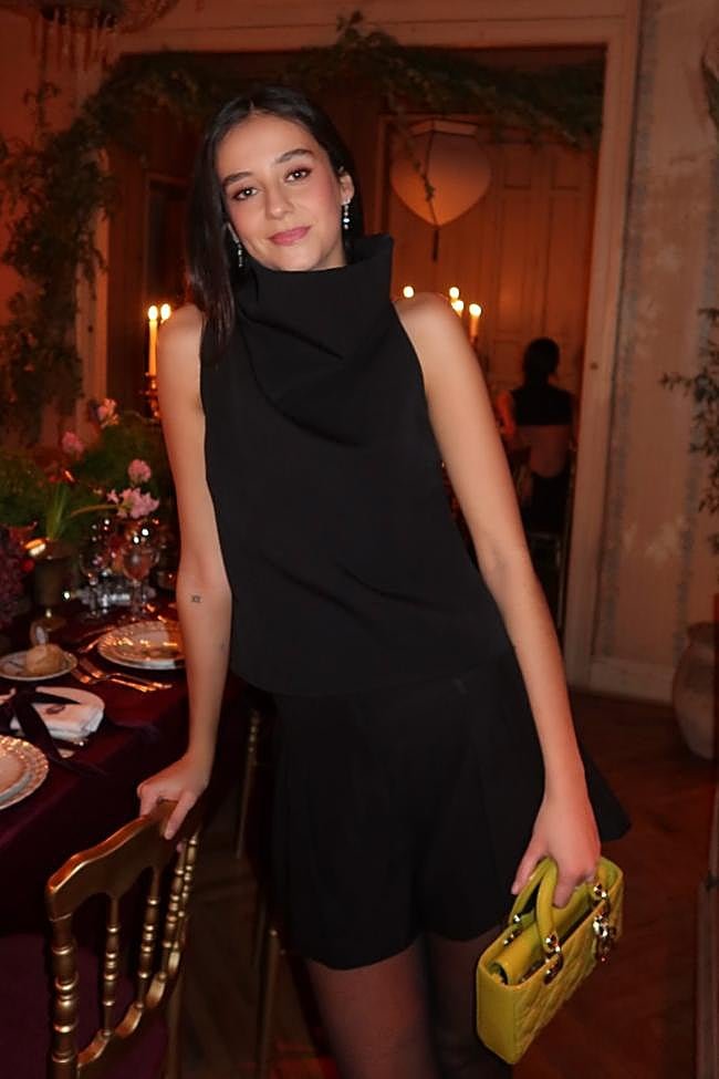Victoria Federica en la cena de Navidad de Dior