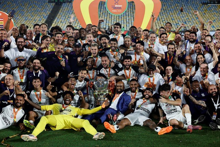 Corinthians campeón de la Copa de Brasil 2025. (EFE)