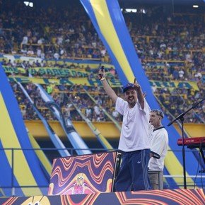 Día del hincha de Boca: la Bombonera festejó a pura música con más de 20.000 personas