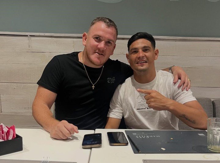 El encuentro entre Maxi Salas y Lesman. Instagram colo_lesman