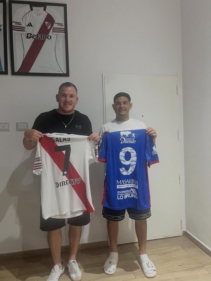 El encuentro entre Maxi Salas y Lesman. Instagram colo_lesman