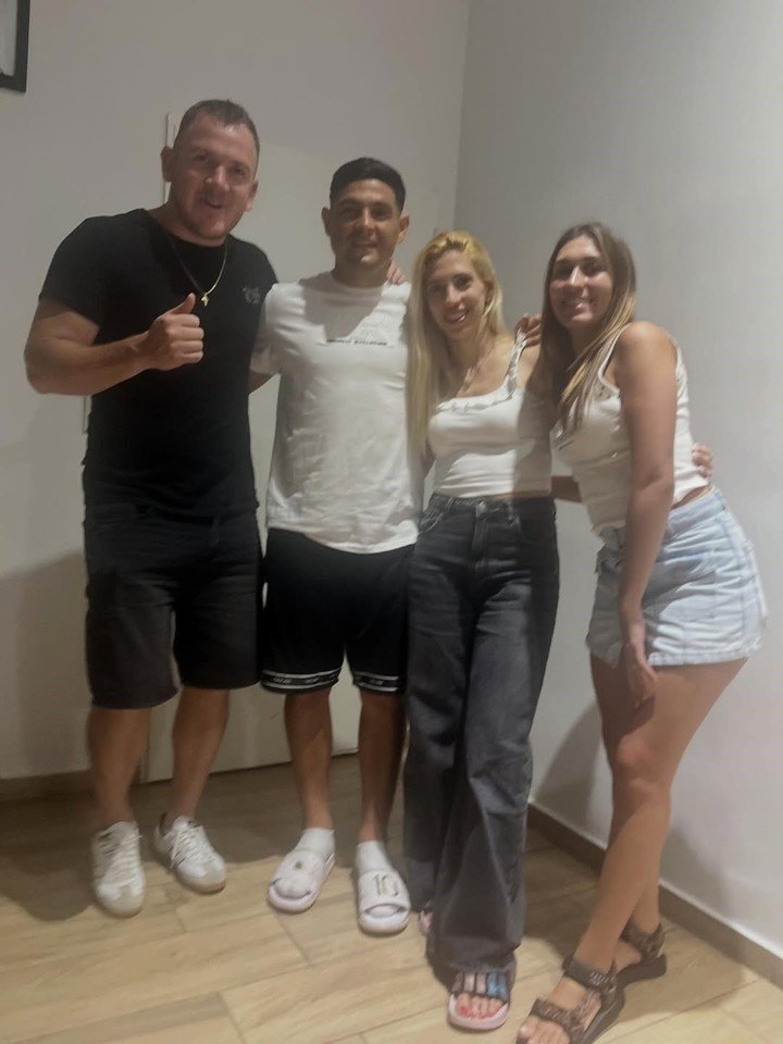 El encuentro entre Maxi Salas y Lesman. Instagram colo_lesman