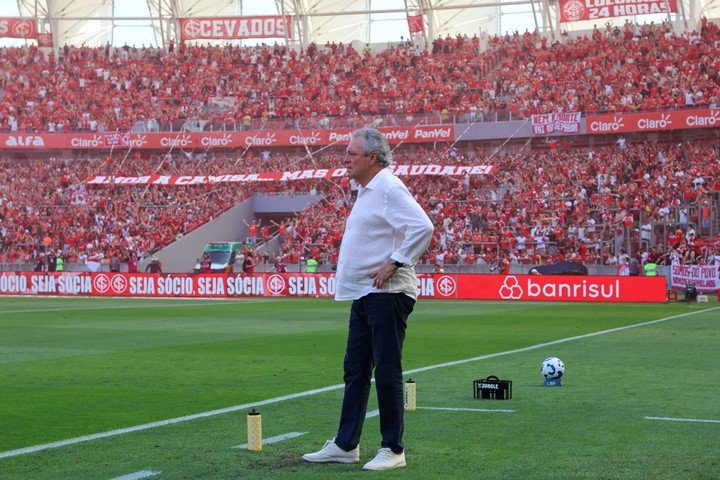 Abel Braga, entrenador de Inter de Porto Alegre. (Prensa Inter)