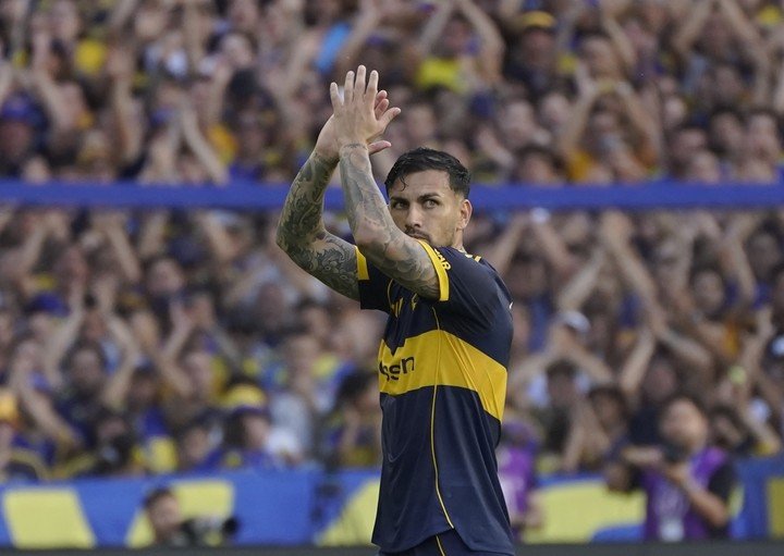 El campeón del mundo la descosió y levantó a Boca.(Foto:Marcelo Carroll).