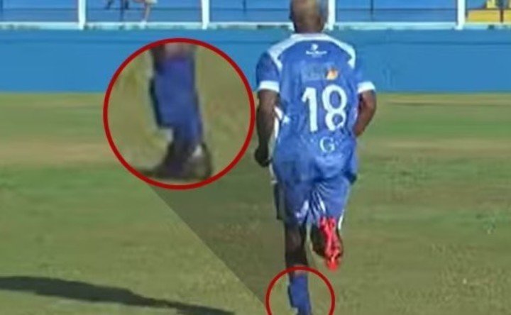 Yuri y su tobillera.
Foto: geglobo