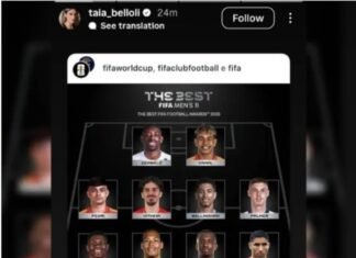 La ácida publicación de la pareja de Raphinha luego de que quedara fuera del 11 ideal del The Best: «¿Es jugador de básquet?