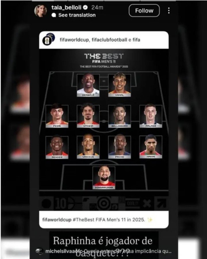 Los picantes posteos de la pareja de Raphinha.