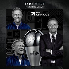 Premios The Best: Luis Enrique fue elegido mejor entrenador de fútbol masculino