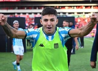 La decisión que tomó Racing con el lateral derecho tras la salida de Mura al Inter Miami de Messi